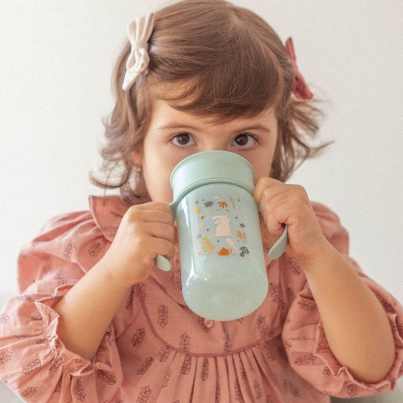 Tasse d'apprentissage 360° Wonderland Bleu (340Ml) Suavinex Ambiance 7