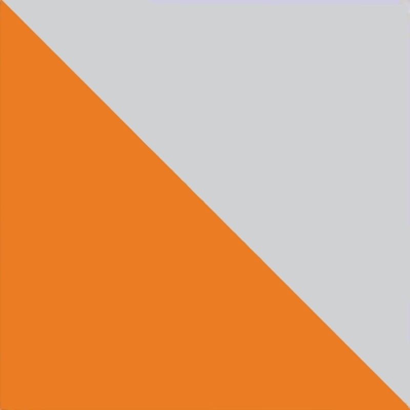 Housse de couette orange et gris perle (100 x 140 cm)  Domiva