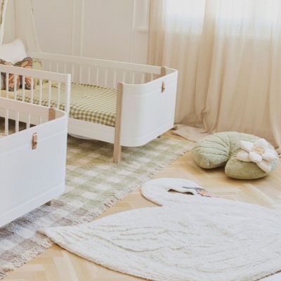 Tapis lavable enfant Cygne (100 x 120 cm)