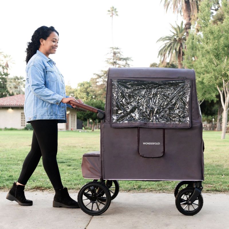 Housse de pluie pour chariot de transport enfant W4 Luxe-Elite Wonderfold Ambiance 2