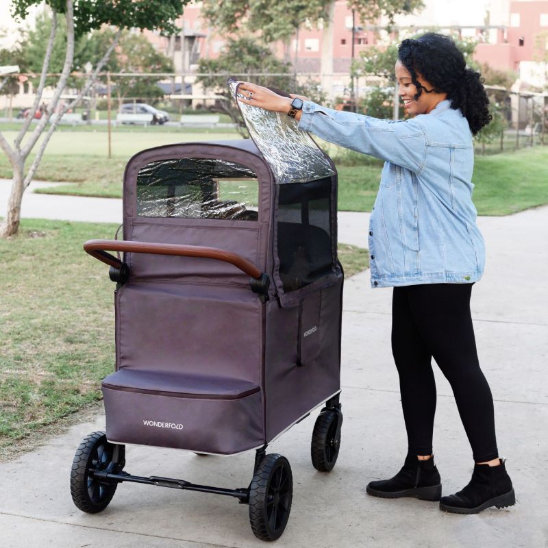 Housse de pluie pour chariot de transport enfant W4 Luxe-Elite Wonderfold Ambiance 7