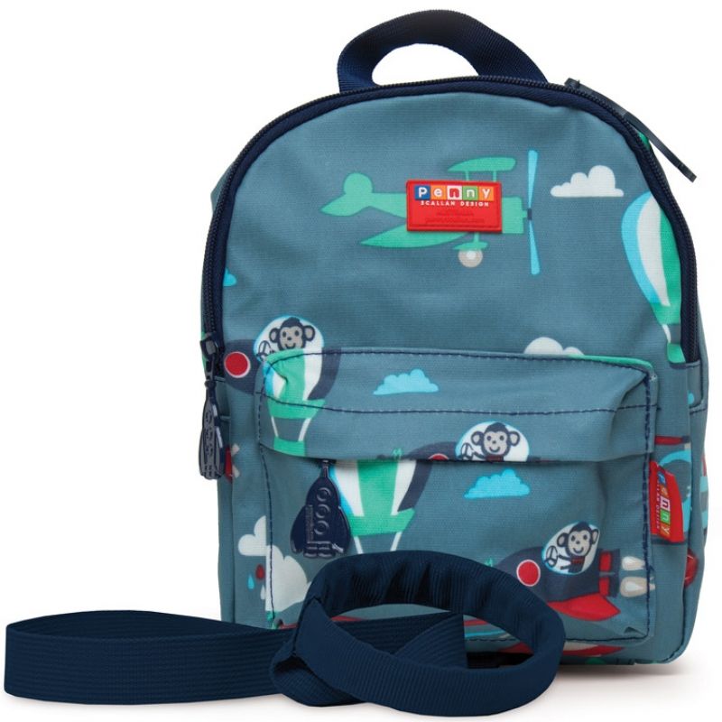 Sac à dos enfant enduit avec dragonne Space Monkey Penny Scallan