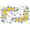 Planche de stickers M Lemons Ornaments (64 x 90 cm) - Lilipinso