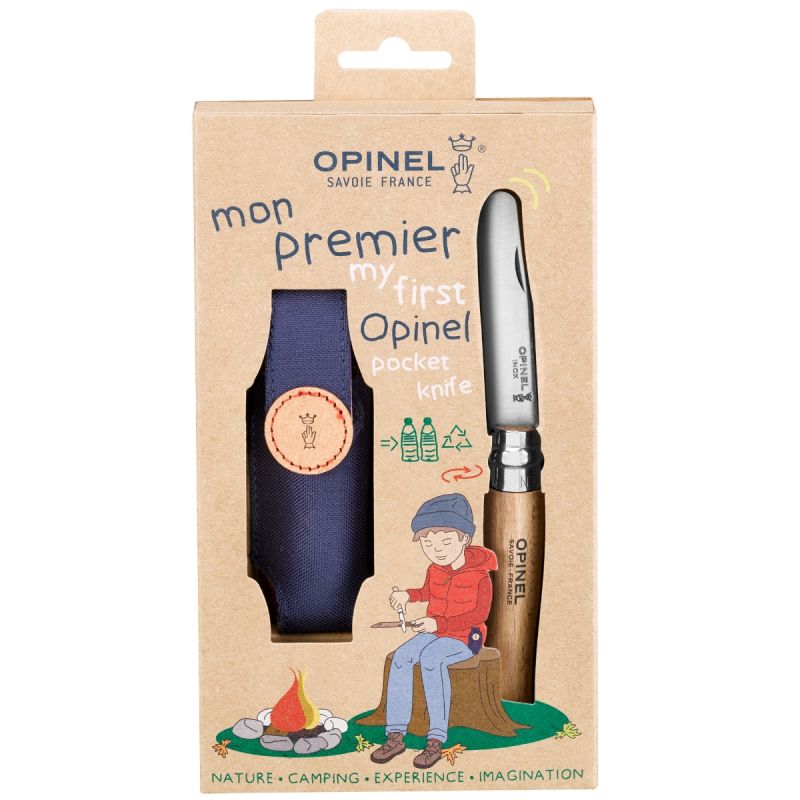 Coffret n°07 Mon Premier Opinel Hêtre et son étui Opinel