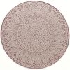 Tapis rond Crochet rose (135 cm) - AFKliving