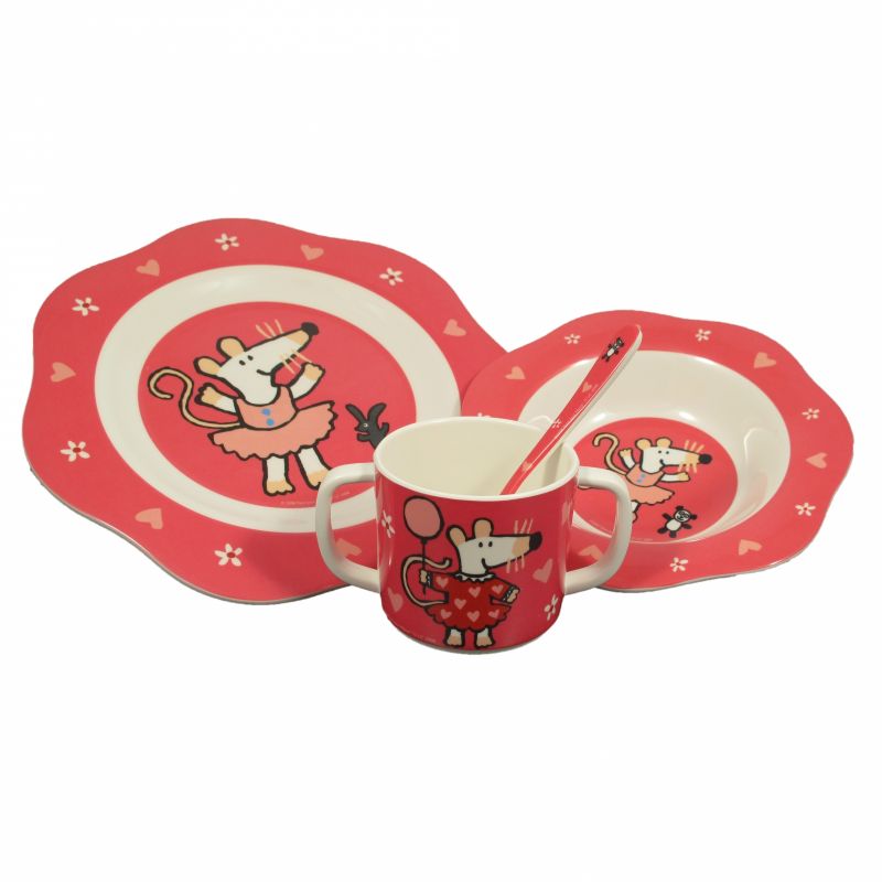 Coffret repas Mimi la souris (4 pièces) Petit Jour Paris