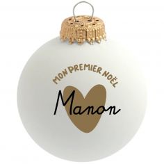 Boule de Noël Mon 1er Noël (personnalisable) - Baubels