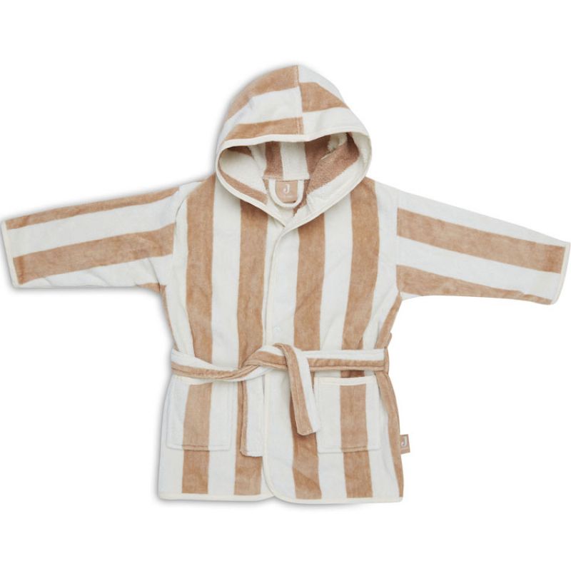 Peignoir rayé Biscuit (1-2 ans) Jollein