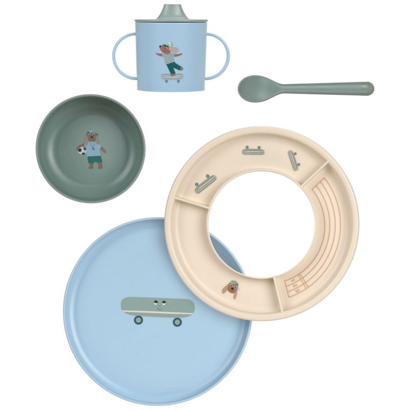 Set de plats à empiler et à grignoter Tiny Team Chien Lässig Produit 3
