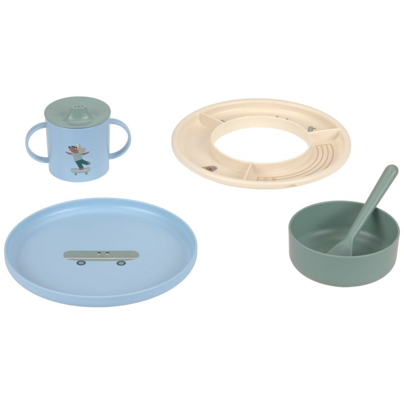 Set de plats à empiler et à grignoter Tiny Team Chien Lässig Produit 4