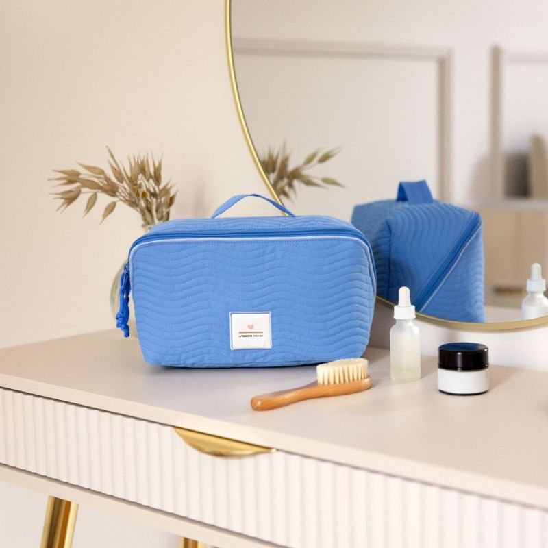 Trousse de toilette Flex coutures à vagues bleu Lässig Ambiance 3