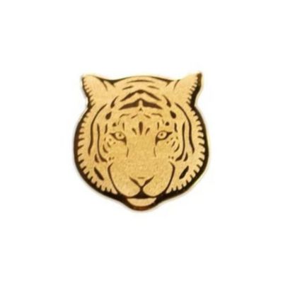 Boucles d'oreilles Tigre (Plaqué or 18 carats)