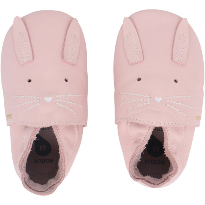Chaussons bébé en cuir Soft soles Blossom Hop (3-9 mois) Bobux