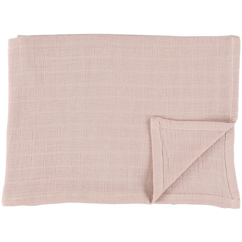 Lot de 3 langes en mousseline de coton Bliss Rose (55 x 55 cm) Trixie