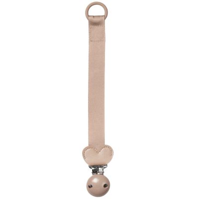 Attache sucette Wood Blushing Pink