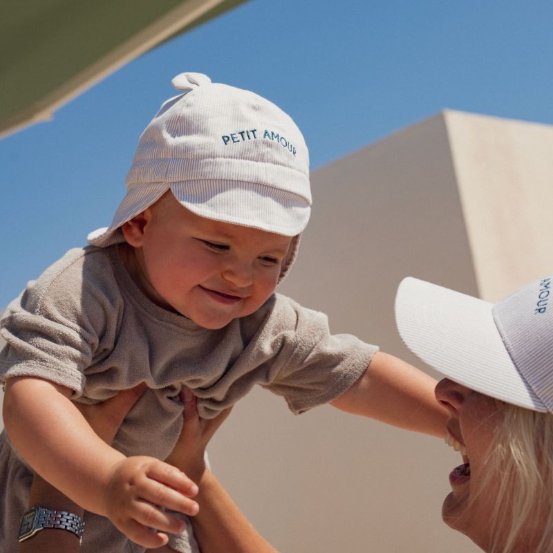 Chapeau bébé Petit Amour crème (6-12 mois) Chamaye Ambiance 5