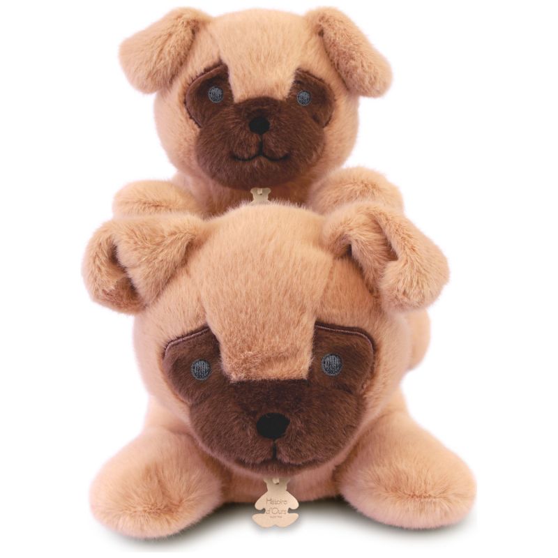 Peluche LES P'TITS RELAX Chien Beige (22 cm) Histoire d'Ours Produit 5