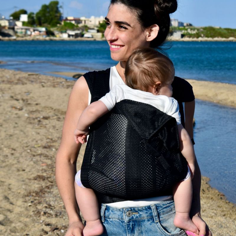 Porte-bébé Black (6 mois et +) Minimonkey Ambiance 4