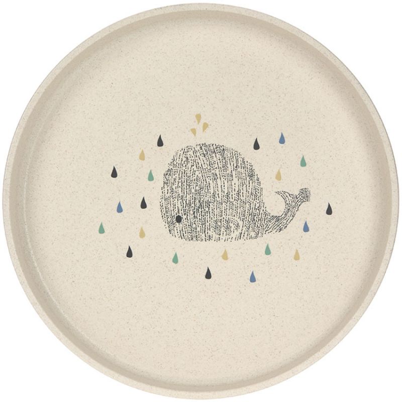 Assiette plate baleine Little Water Lässig Produit 1 grande taille