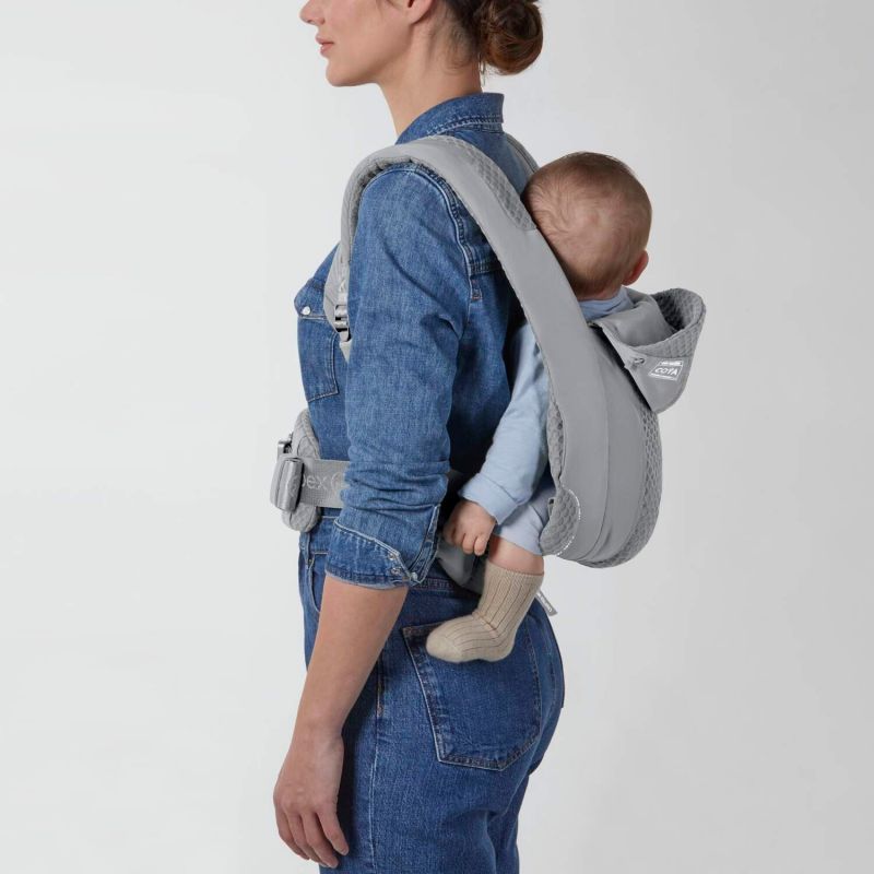 Porte-bébé en mesh 3D Coya Carrier Thunder Grey Cybex Ambiance 3