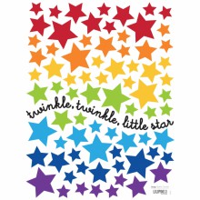 Stickers little star by Sophie Cordier (18 x 24 cm)  par Lilipinso