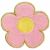 Variation Rose, jaune du produit Patch pour sac à dos Kids Bebel Fleur de la marque BEBEL