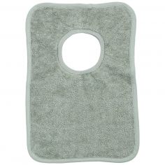 Bavoir passe tête en éponge Vert - Trois Kilos Sept