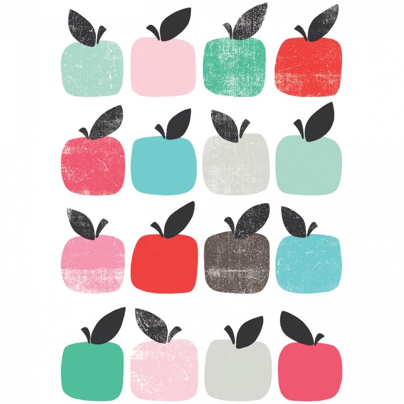 Affiche Pommes by Chloe Lefeuvre (30 x 40 cm) Lilipinso