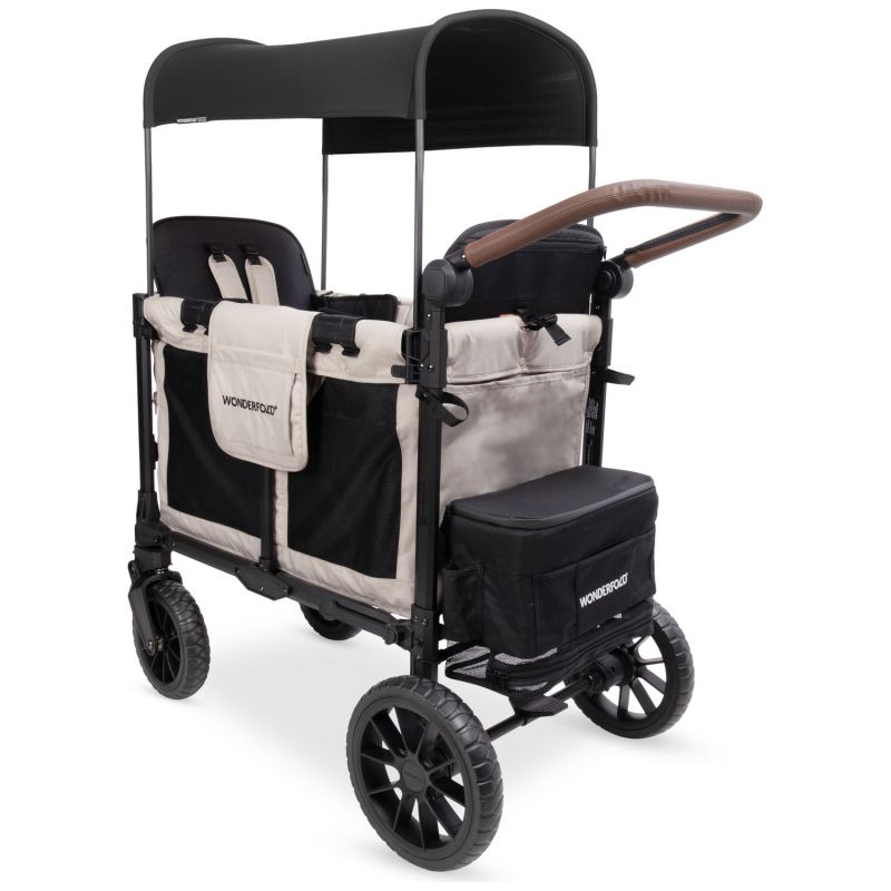 Chariot de transport enfant W2 Luxe Pro Sandy Beige (2 places) Wonderfold Produit 3