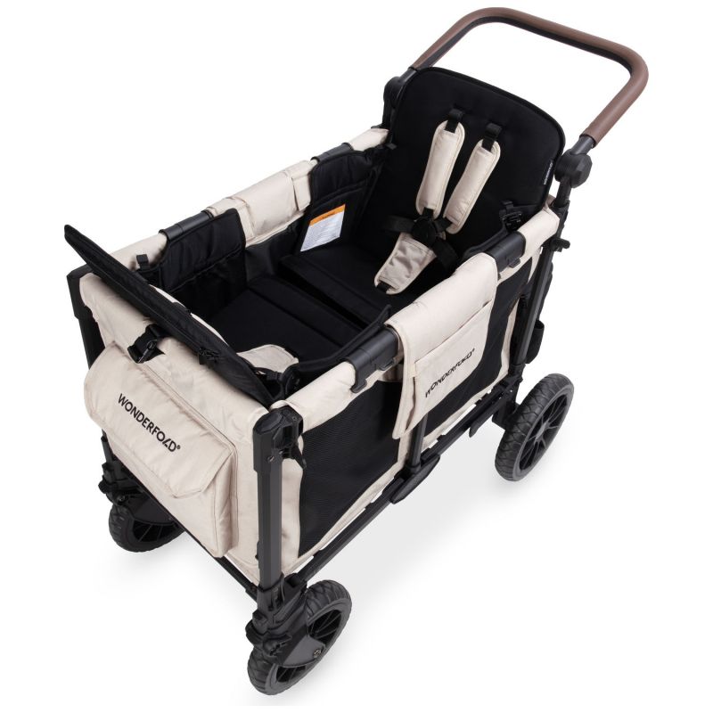 Chariot de transport enfant W2 Luxe Pro Sandy Beige (2 places) Wonderfold Produit 5