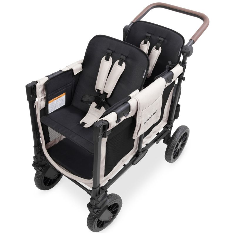 Chariot de transport enfant W2 Luxe Pro Sandy Beige (2 places) Wonderfold Produit 6