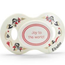 Sucette physiologique Noël Joy to the world (3 mois et +)  par Elodie Details