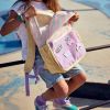 Sac à dos maternelle Rose rayé BEBEL Ambiance 6