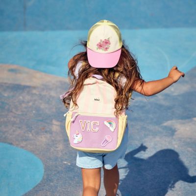 Sac à dos maternelle Rose rayé
