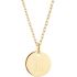 Collier chaîne médaille Gémeaux personnalisable (plaqué or) - Petits trésors