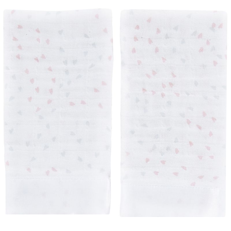 Lot de 2 mini langes Issie Lovely reverie (40 x 40 cm) aden + anais