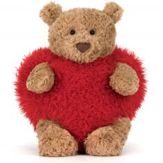 Peluche Bartholomew l'ours Coeur (26 cm)