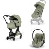 COŸA Style 2026 Poussette ultra-compacte et Châssis Matt Black Sage Green Cybex Produit 2
