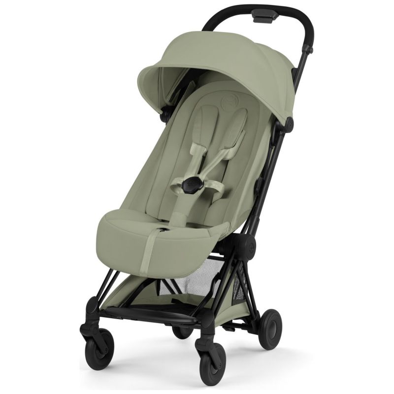 COŸA Style 2026 Poussette ultra-compacte et Châssis Matt Black Sage Green Cybex Produit 1