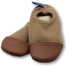 Chaussons Les Petits Jerseys Noisettes (pointures 24-26) - Les Pas Petits