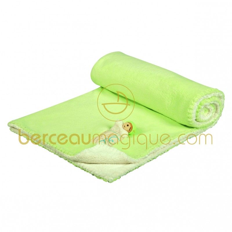 Couverture Plume menthe Kaloo