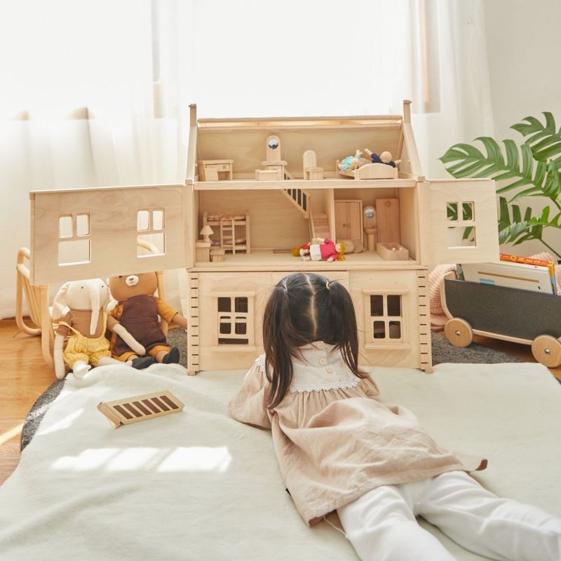 Maison de poupée victorienne en bois Plan Toys Ambiance 6