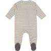 Pyjama léger en coton bio Cozy Colors Wear rayé gris (0-2 mois)  par Lässig 
