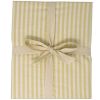 Drap housse en percale de coton Rayé Tournesol (70 x 140 cm) Kadolis Packaging 5