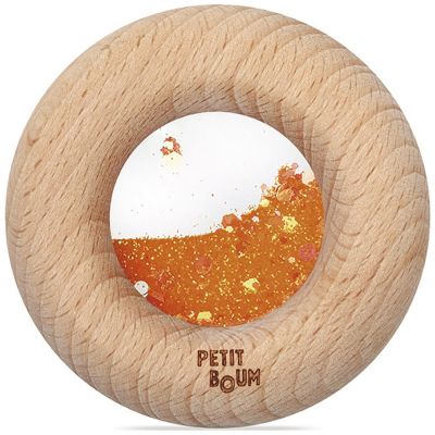 Hochet sensoriel Calm Donut orange