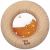 Variation Orange du produit Hochet sensoriel Calm Donut orange de la marque Petit Boum