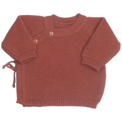 Brassière en maille Terracotta (0-1 mois) Trois Kilos Sept