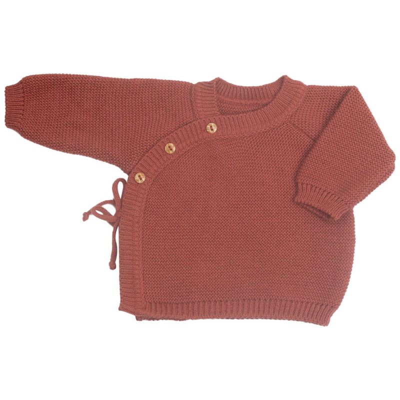 Brassière en maille Terracotta (0-1 mois) Trois Kilos Sept Produit 4