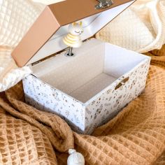 Boîte à bijoux musicale chat dans la Prairie Lutin Petit Pois