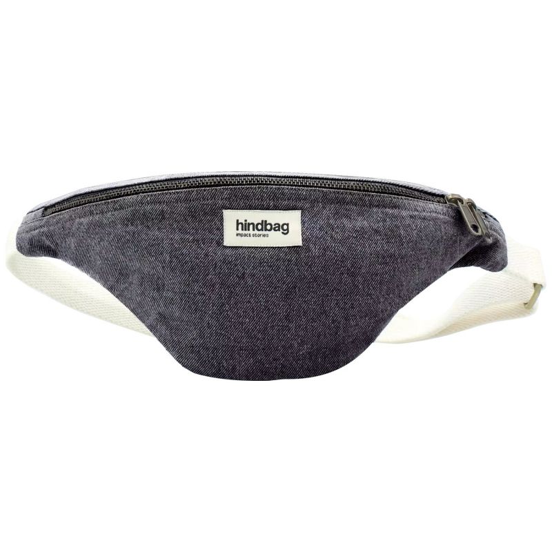 Sac banane Olivia Denim Gris Hindbag Produit 1